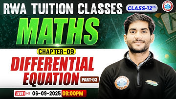 Class 12 Maths Chapter 9 Differential Equation #3 | अवकल समीकरण Class 12 | By Amit Sir