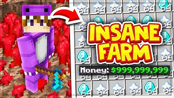 RICHEST NEW MONEY FARM MAKES TRILLIONS on MINECRAFT GENS SERVER! | New Minecraft Tycoon Gens Server