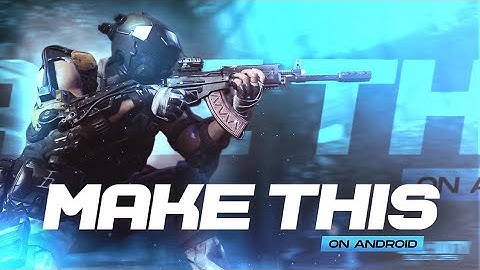 Make This Amazing COD Mobile Thumbnail On Android!