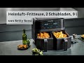 Heissluftfritteuse 2 schubladen 9 l  produkt von betty bossi