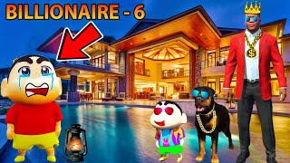 GTA 5:🤑Homeless Shinchan And Franklin BECOME SUPER BILLIONAIRE MAN IN GTA5