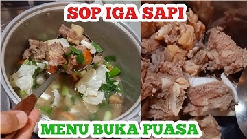 IDE MENU BUKA PUASA BERKUAH SEGER • CARA MASAK SOP IGA SAPI