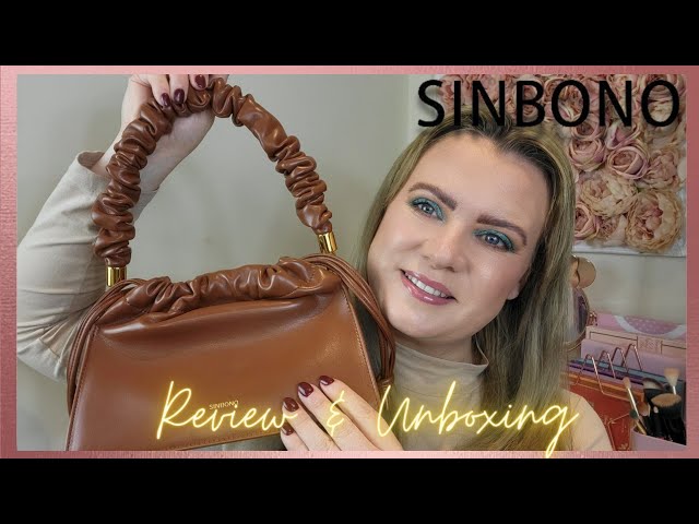 SINBONO DRAWSTRING VEGAN LEATHER BAG Review & Unboxing