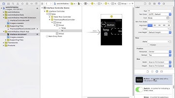 Adding Groups to a WatchKit Table Row