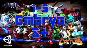 Assault Android Cactus - S+ Rank - 1-5 Embryo (Boss) - Cactus - PS4