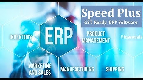 Speed Plus8.0 GST ERP Software