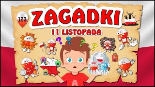 Karolek i 11 listopada dla dzieci 🤔 ZAGADKI 🤔  Narodowe Święto Niepodległości