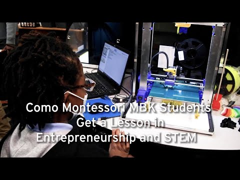 Como Montessori MBK Students Get a Lesson in Entrepreneurship and STEM