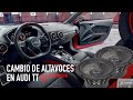 Cambiamos los altavoces en AUDI TT, mejoramos el sonido con Gladen, Focal y Mosconi