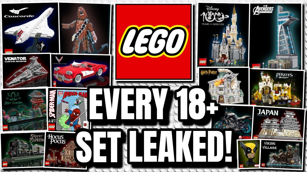 EVERY LEGO 18+ SET LEAK! (ALL 2023/2024 SETS LEAKED!) YouTube