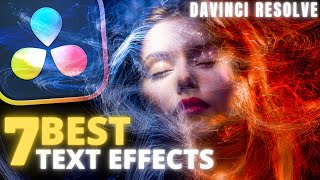 7 BEST Text EFFECTS in Davinci Resolve Free | Tutorial screenshot 3