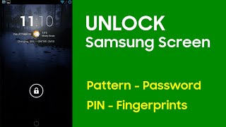 Remove Forgotten Screen Lock from Samsung Galaxy without Data Loss