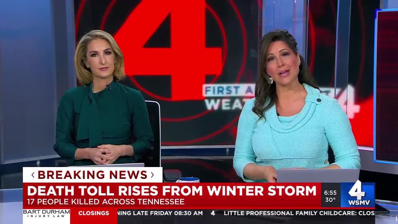 Death toll rises in Tennessee from winter storm - YouTube