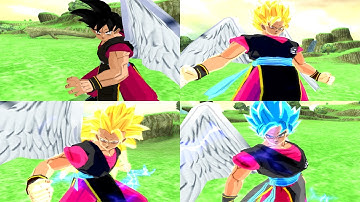 Goku King Kai Angel Ssj, Ssj3, Ssj Blue | Budokai Tenkaichi 3 (MOD)