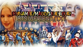 | MASHUP | BTS X GFRIEND X TXT - DYNAMITE X MAGO X BLUE HOUR (MV VERSION) PART 1