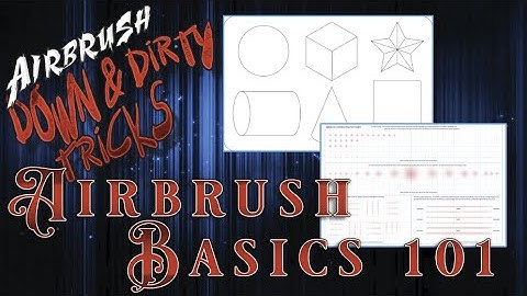 Airbrush Basics #tutorial  #airbush101