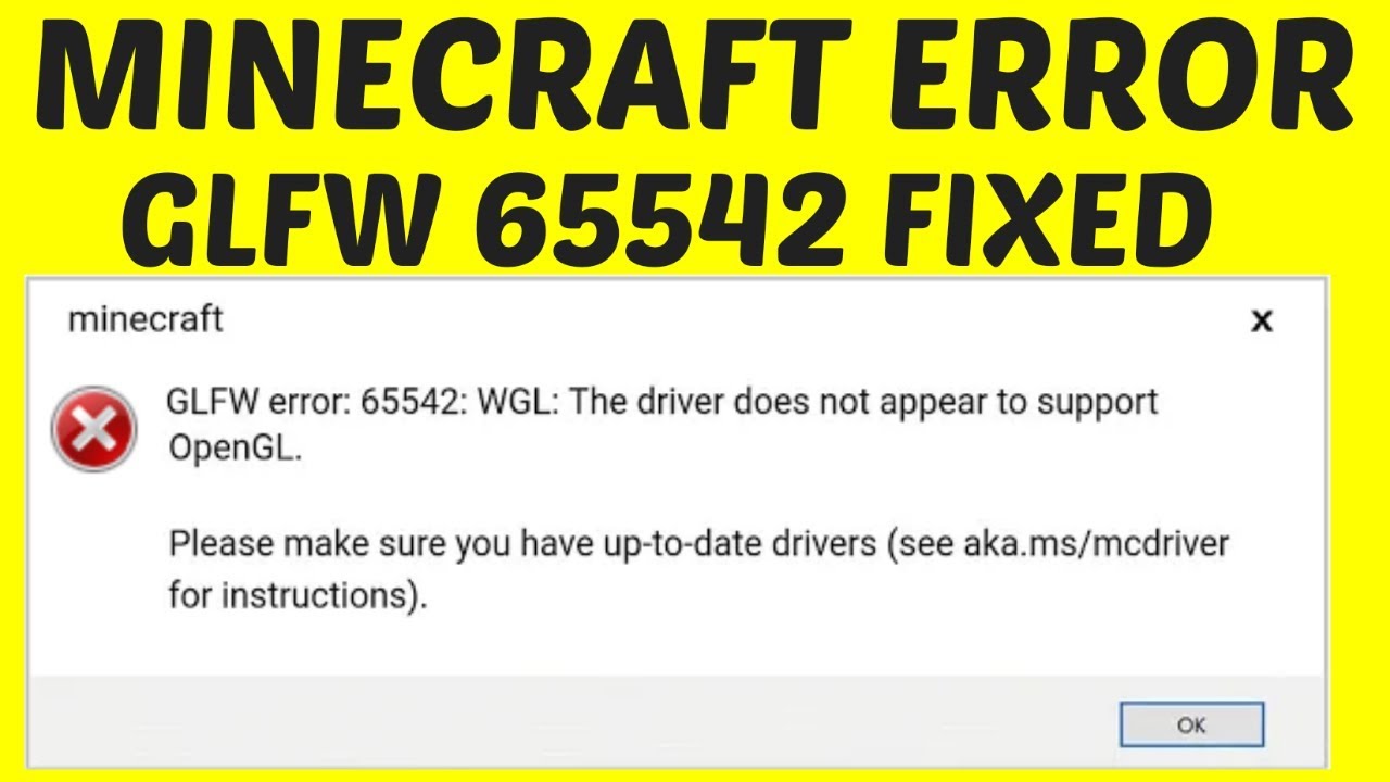 Glfw error 65543. GLFW Error 65542 WGL. GLFW Error 65542 Minecraft. GLFW Error 65542 WGL: the Driver does not appear to support OPENGL. Ошибка майнкрафт GLFW Error 65542 WGL.