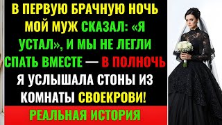 видео: В первую брачную ночь муж сказал “Я устал” и не лёг со мной – в полночь я услышала странные стоны... картинка: В первую брачную ночь муж сказал “Я устал” и не лёг со мной – в полночь я услышала странные стоны...