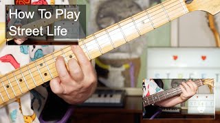 'Street Life' Randy Crawford & The Crusaders Guitar & Bass Lesson