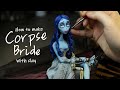 유령신부 디오라마 클레이로 만들기_Making Corpse Bride Diorama With Clay_Halloween DIY