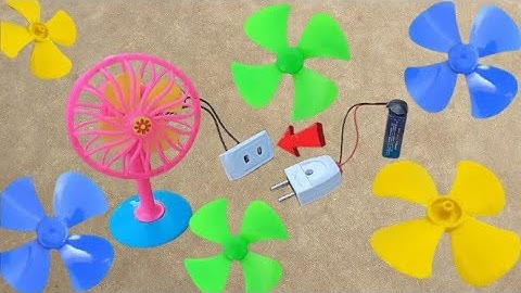 Simple Mini Fan Project Using battery | diy Science Experiment At Home