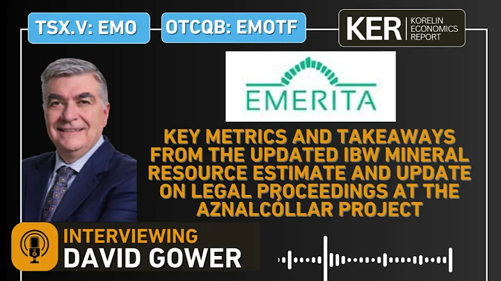Emerita Resources - Key Metrics From The Updated IBW Mineral Resource &  Aznalcóllar Project Update