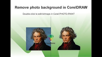 Remove photo background in CorelDRAW