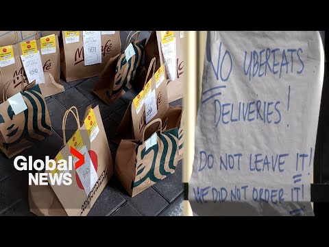 BC neighbourhood fed up with unwanted Uber Eats deliveries