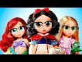 😎 ¡Las Bebés Rapunzel, la Sirenita y Blancanieves NECESITAN LENTES Nuevas! │ La Sirenita Disney!