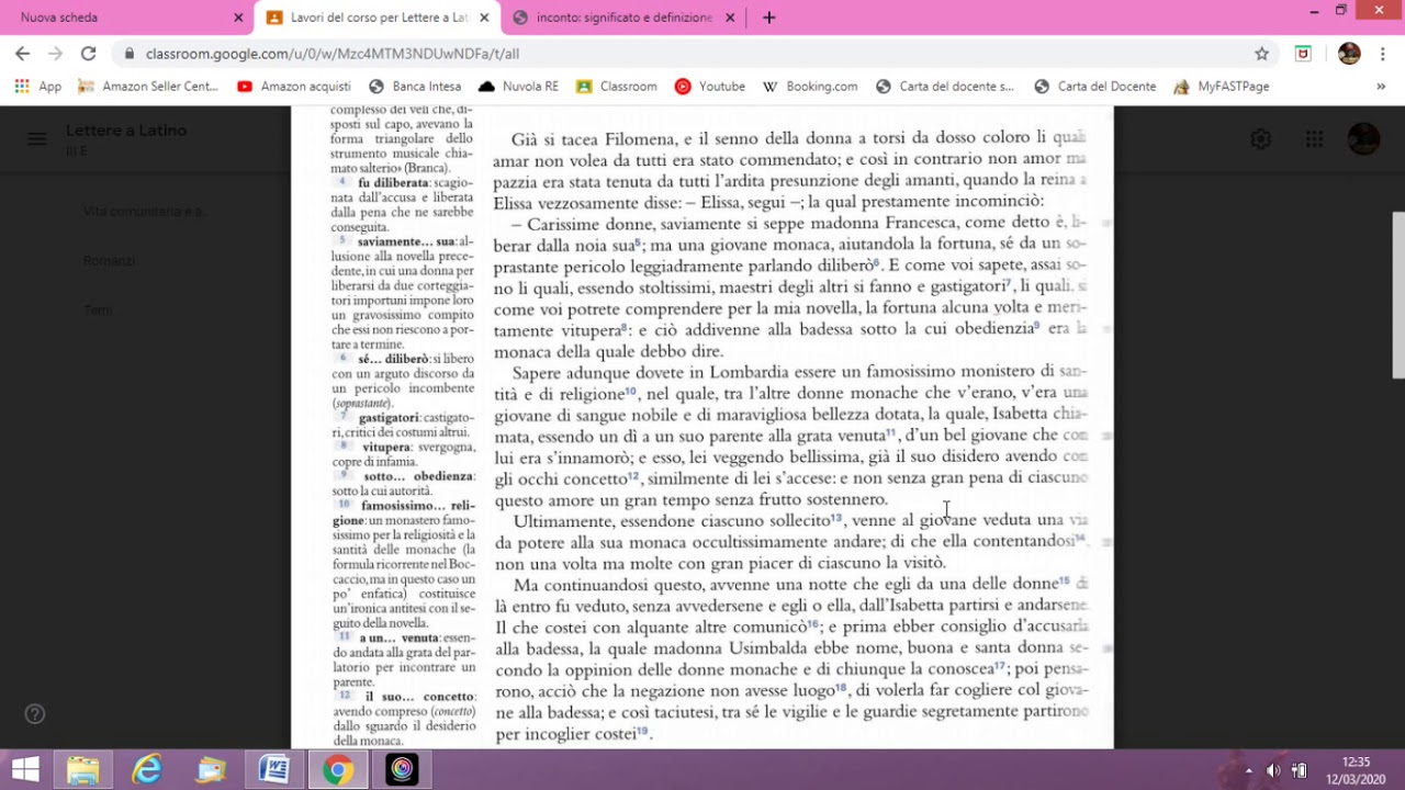 La Badessa E Le Brache Analisi