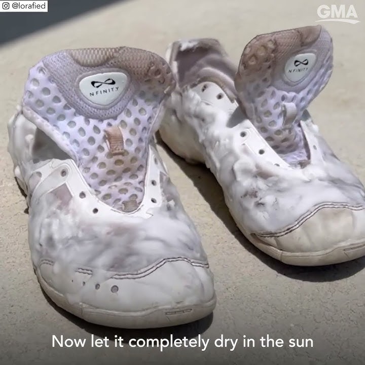 How to clean white sneakers with just a few items from your pantry