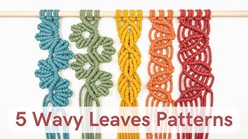 Learn Fast: DIY Macrame Wavy Leaves Guide