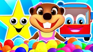 baby star colors for children to learn with songs shapes abcs nursery rhymes by busy beavers