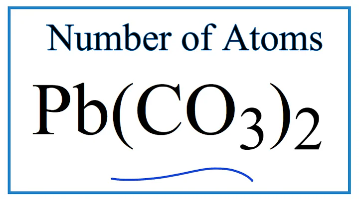 How to Find the Number of Atoms in Pb(CO3)2