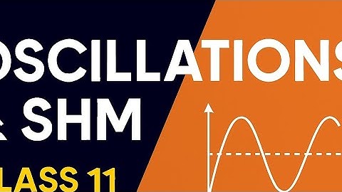 #Oscillations & #SHM Explained | Class 11 Physics | NEET/JEE . Simple Harmonic Motion 