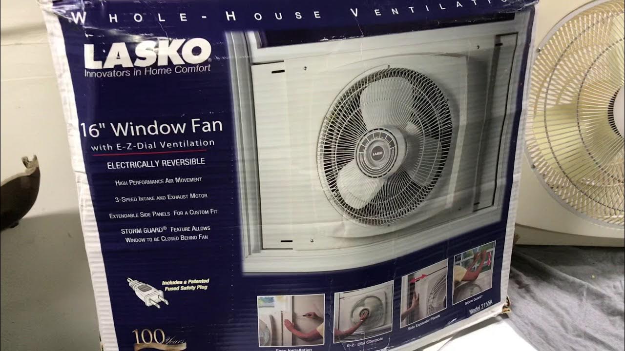 200809 Lasko 16” Window Fan model 2155A YouTube