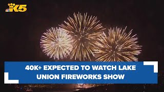 Tens of thousands expected to show up to watch Lake Union fireworks show