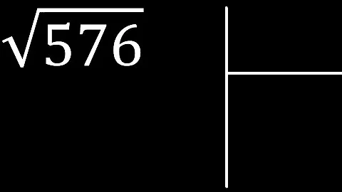 ¿Es 576 un cuadrado no perfecto?