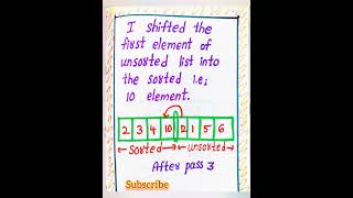 Insertion Sort Example-4 in Data Structures notes by LahariLectures | Insertion Sort|DataStructures