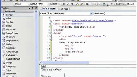 Intro to ASP NET   Creating your first webpage   YouTube