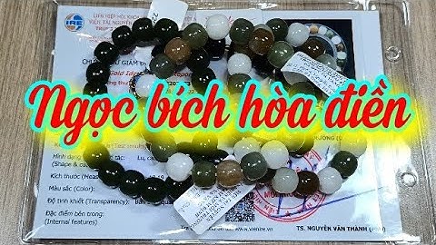 Vòng tay đá ngọc hòa điền size 10ly rất đẹp 😍 386k 1 chiếc có giấy kiểm định kèm theo và freeship