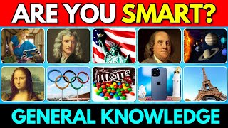 How Smart Are You? 😏 | General Knowledge Quiz 🤓 50 Questions