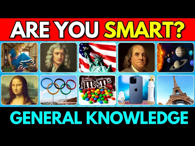 How Smart Are You? 😏 | General Knowledge Quiz 🤓 50 Questions class=