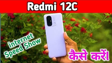 Redmi 12C Net Speed Show Setting,Redmi 12C Me Net Speed Show Kaise Kare,Redmi 12C Net Speed