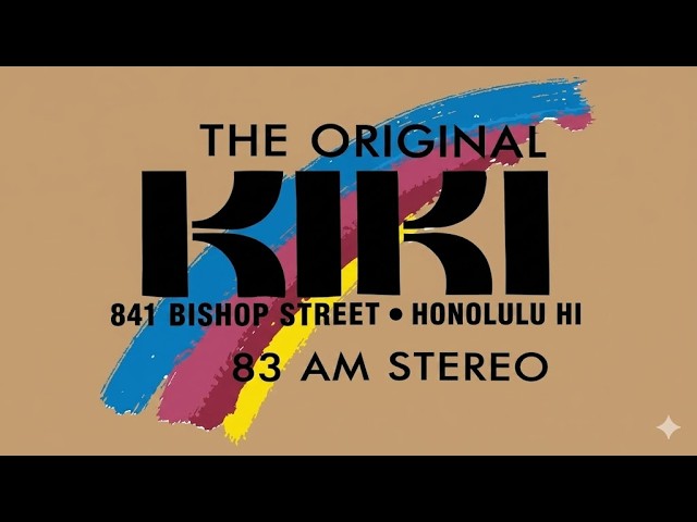 【希少】KIKI Honolulu Hawaii 83am ヴィンテージ 1981 06 21 / KIKI Honolulu , Hi - YouTube