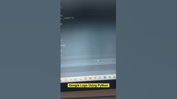 Google Logo Using Python | #google #pythonforbeginners #pythonprogramming