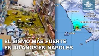 Fuerte terremoto sacude Nápoles y provoca pánico en la zona