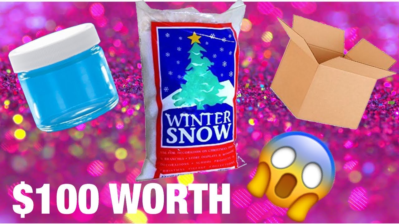 $100 WORTH OF SLIME SUPPLIES Pt.2