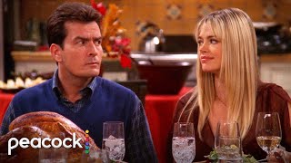 Two and a Half Men | Charlie's Thanksgiving Charade