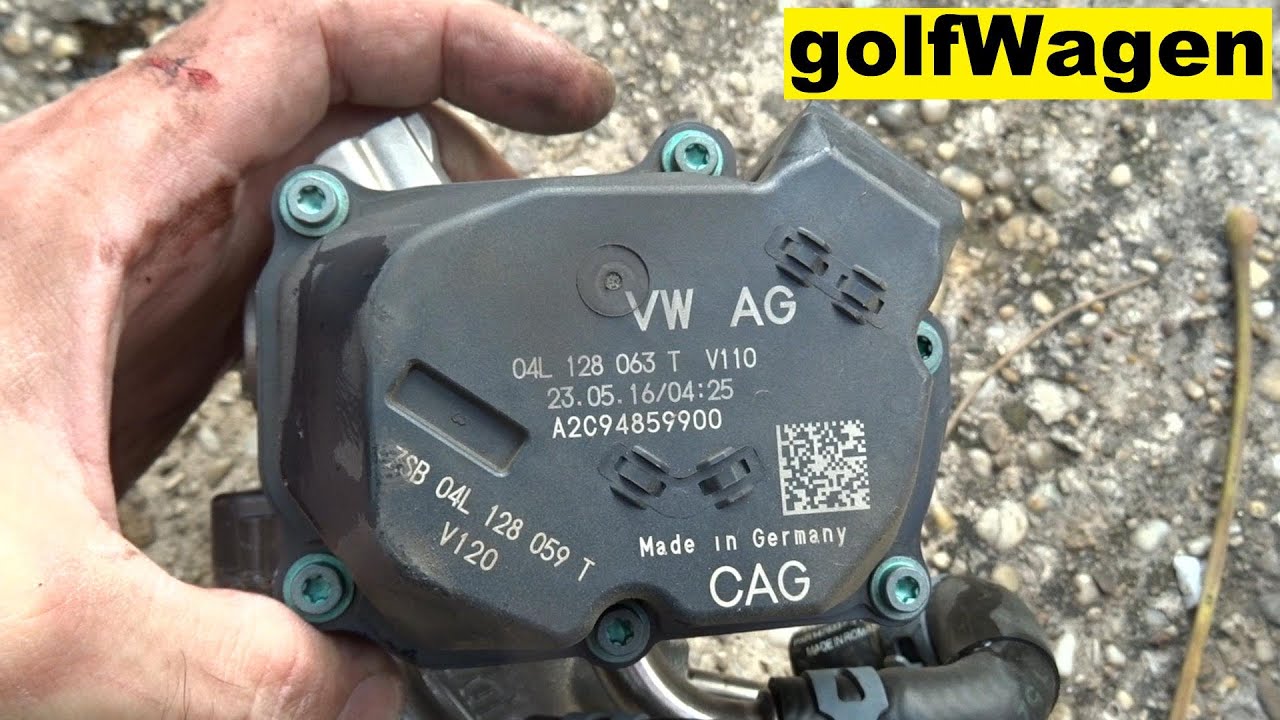 VW Golf 7 throttle flap removal /1.6TDI/ EA288